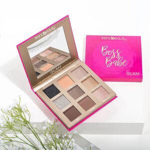 Trend Beauty Boss Babe Glam Eyeshadow Palette Matte & Shimmer Shades Compact